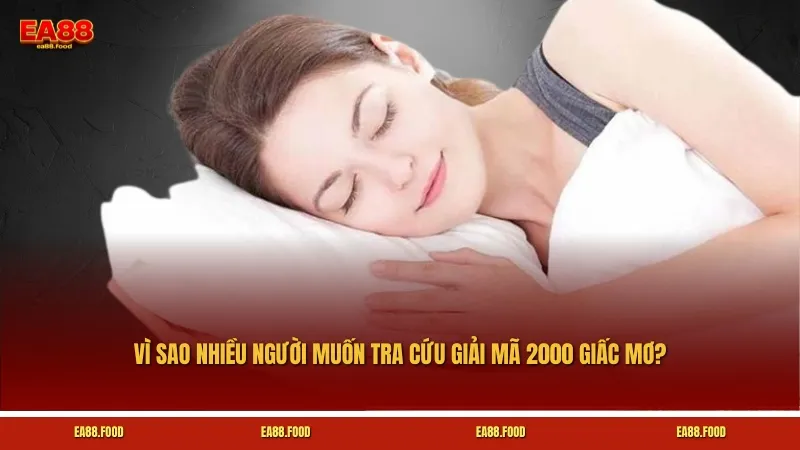 Vì sao nhiều người muốn tra cứu giải mã 2000 giấc mơ?
